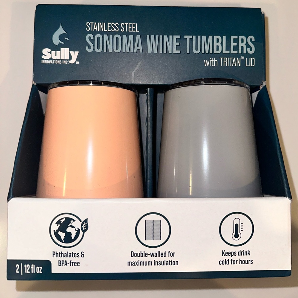 Sully Sonoma Wine Tumblers Set